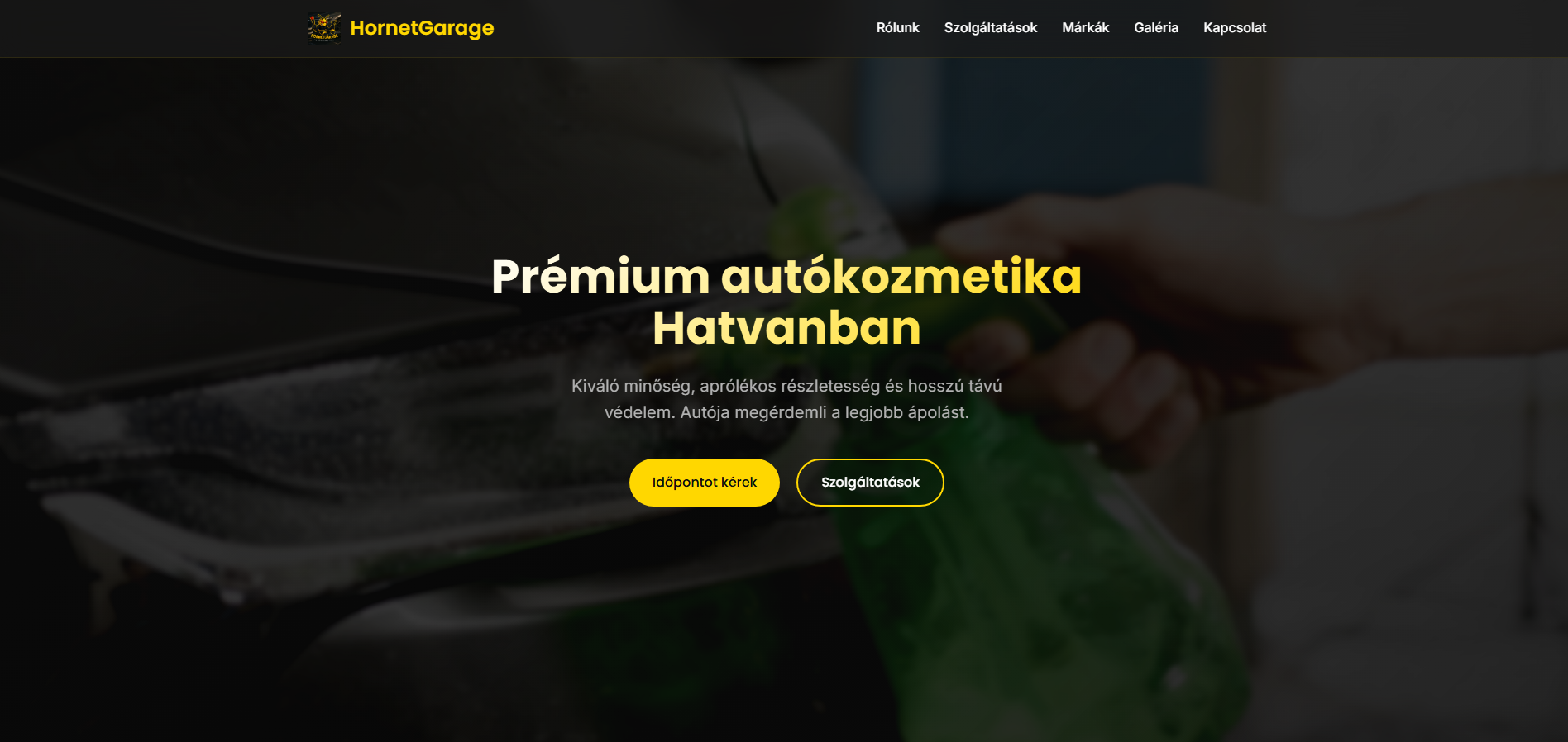HornetGarage Autókozmetika